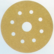 yellow sanding disc